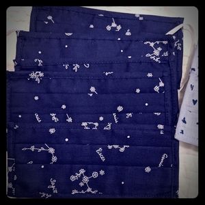 Lot of 7 cotton facemask